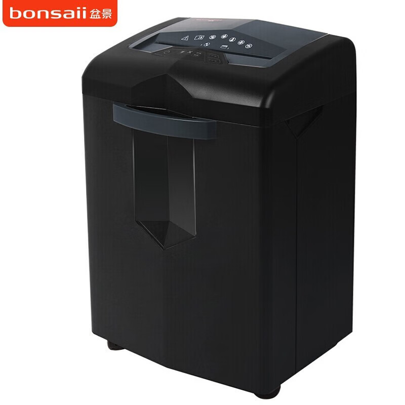 盆景（bonsaii）3P27B碎纸机27L 15张连续60分钟碎纸机4*35mm 标